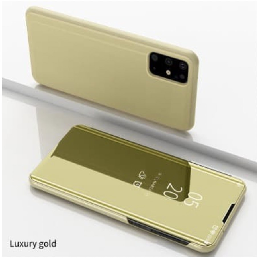 Flip Case Samsung A51 Clear View Standing Mirror Cover