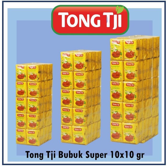 Jual Tong Tji Teh Bubuk Super 10x10 gr Indonesia|Shopee Indonesia