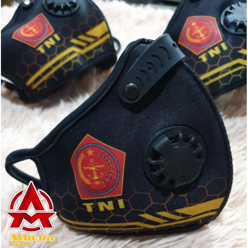 MASKER TNI POLRI MOTIF CORAK PRINTING