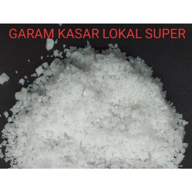 GARAM KASAR - GARAM IKAN - GARAM PUTIH BERSIH - 500gr