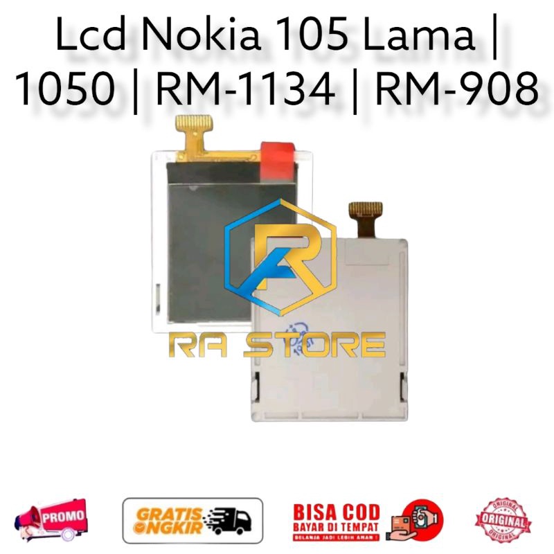 Lcd Nokia 105 N105 Lama | 1050 | RM-1134 | RM-908 | RM-1133 Original
