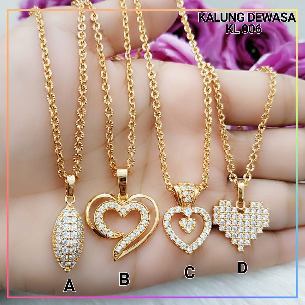 Kalung xuping kalung dewasa rantai KL 006 lapis emas gold