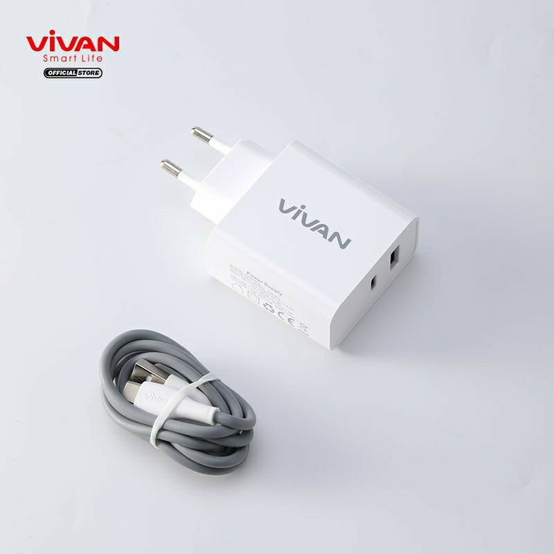 Vivan Power Blitz 30W Charger with Type-C Cable