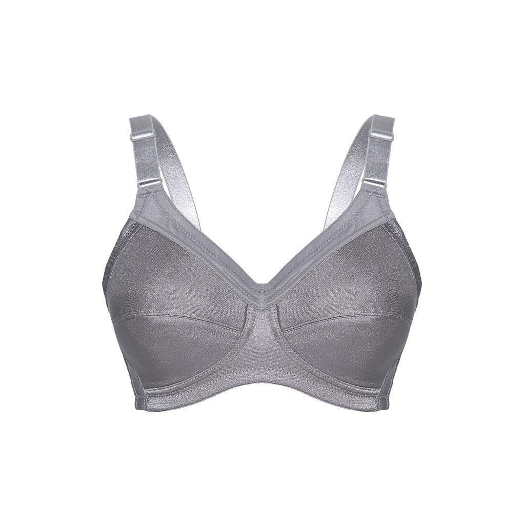 Glena By Christine Basic Bra - Grey