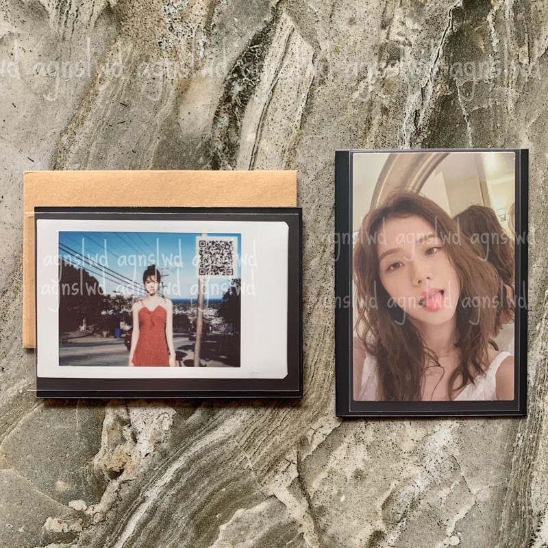 Jisoo blackpink official voice film photocard private stage / summer diary in hawaii photocard