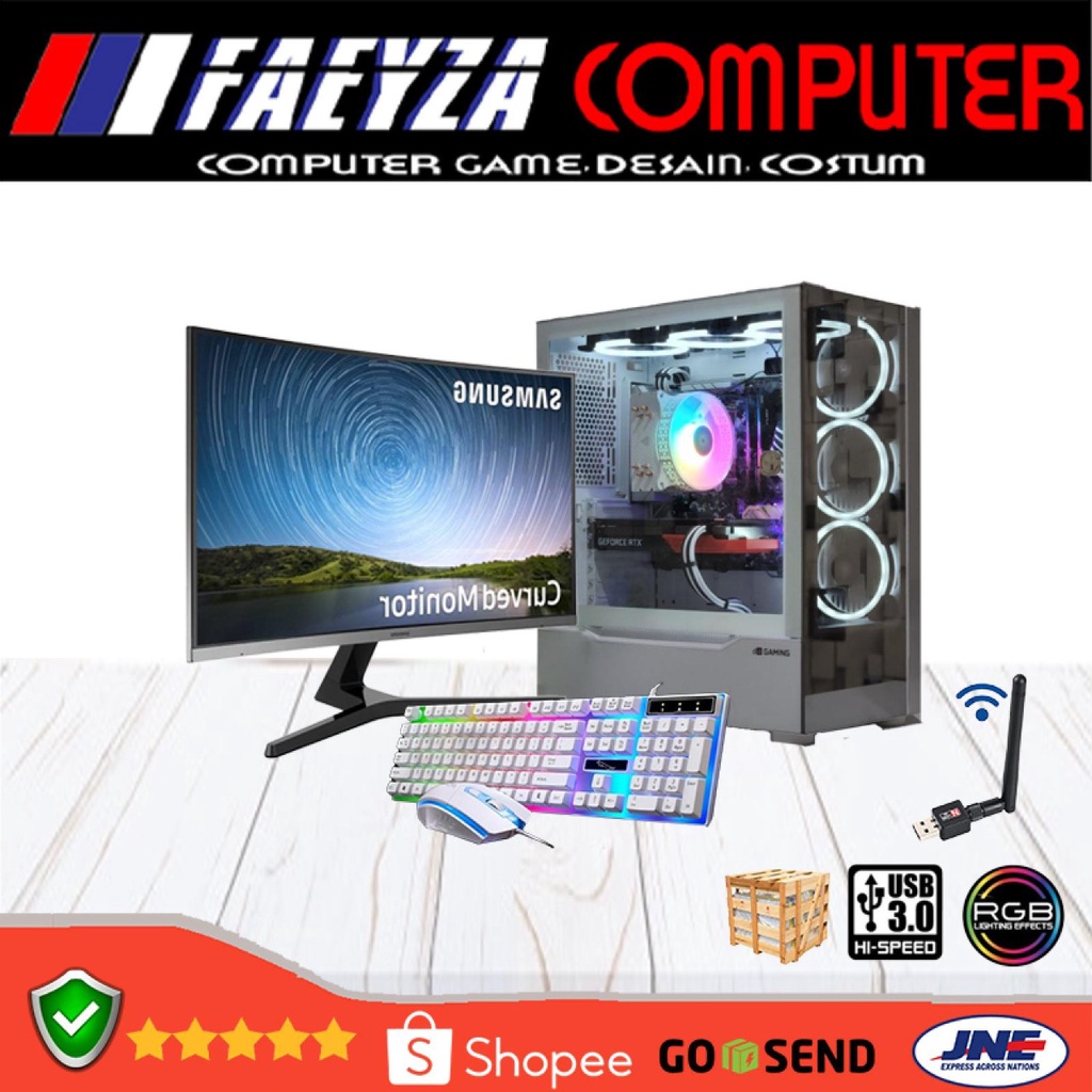 PC RAKITAN RYZEN 5 3600 HDD 1TB RAM 8GB SSD 512 VGA GT 710 2GB