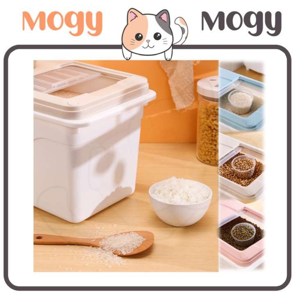 MOGYMOGY HL0230 Kecil Tempat Penyimpanan Makanan Beras Kacang Food Storage Plastik