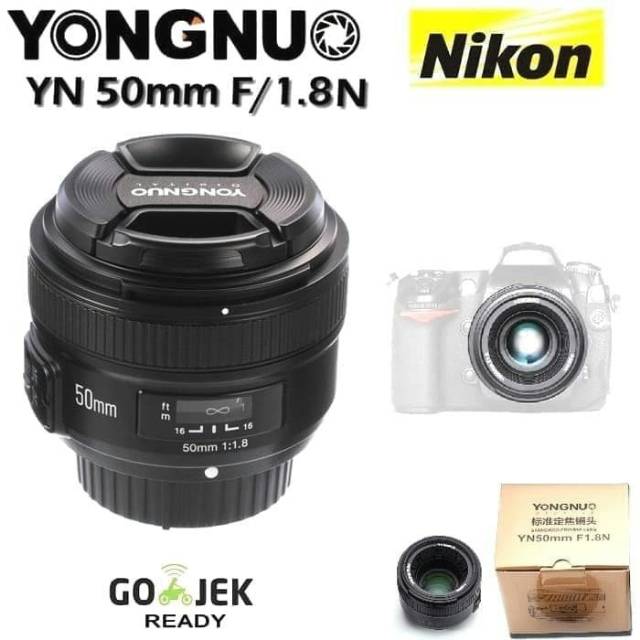 Lensa Yongnuo YN 50mm For Nikon