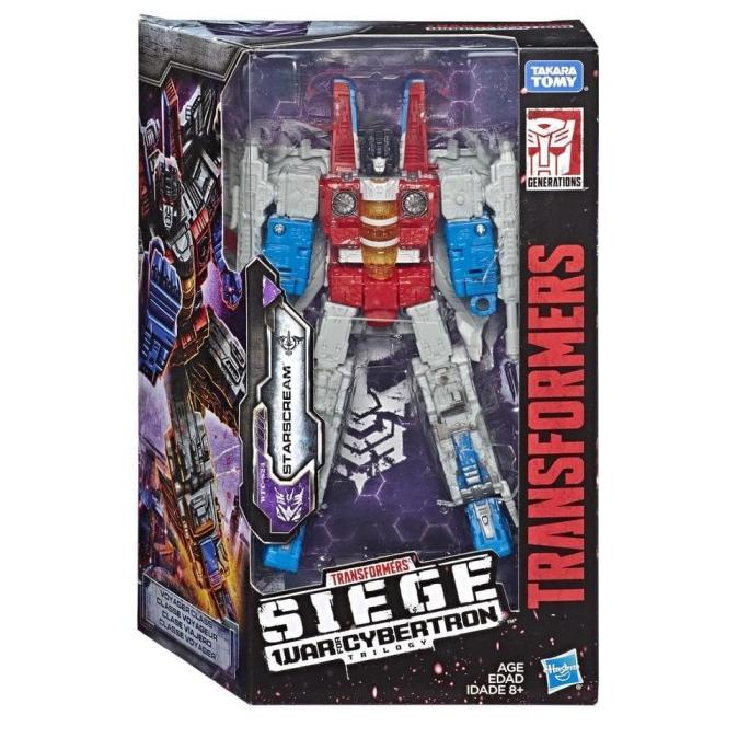 [TERLARIS] HASBRO, TRANSFORMERS WFC SIEGE VOYAGER STARSCREAM (WFC-S24)