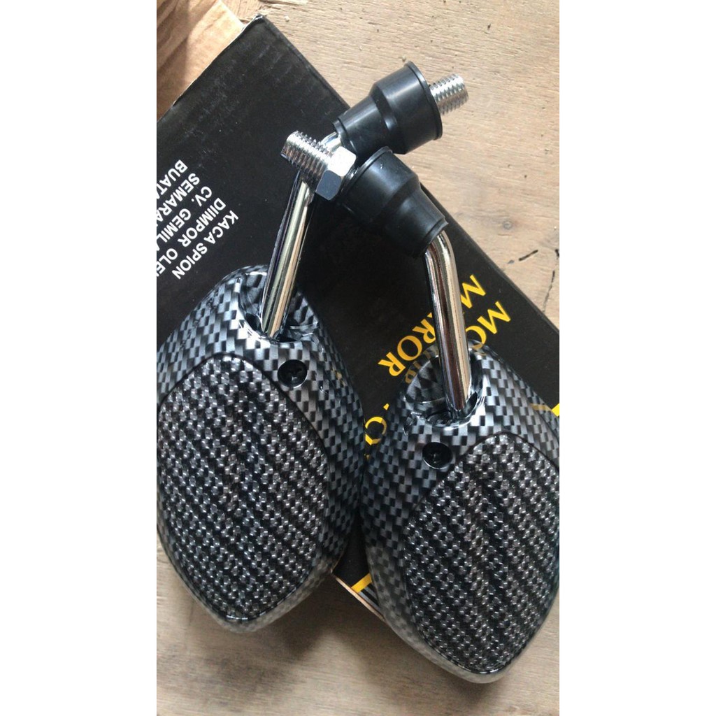 Kaca Spion Beat Carbon aksesoris motor spion pendek vario jupiter nmax yamaha honda projie led nouvo