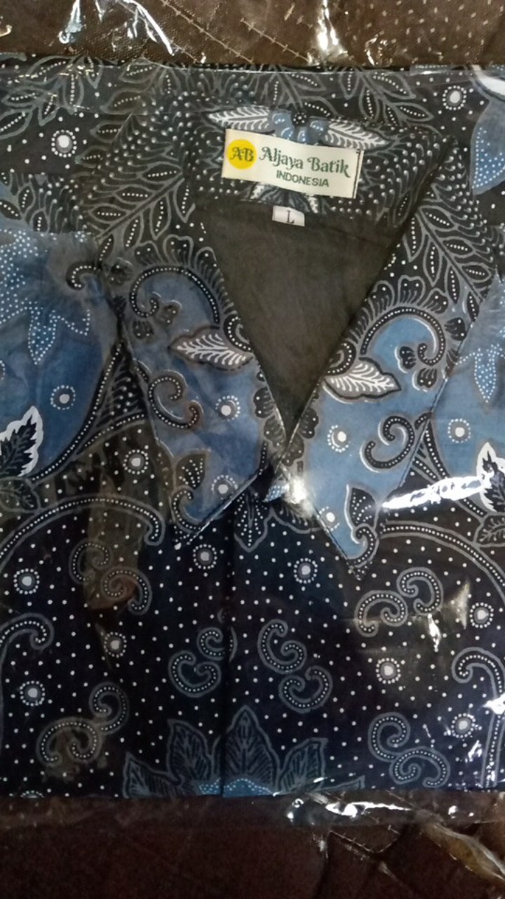 Kameswara Pendek Kemeja Batik Pria Full Furing Bahan Katun Primisima