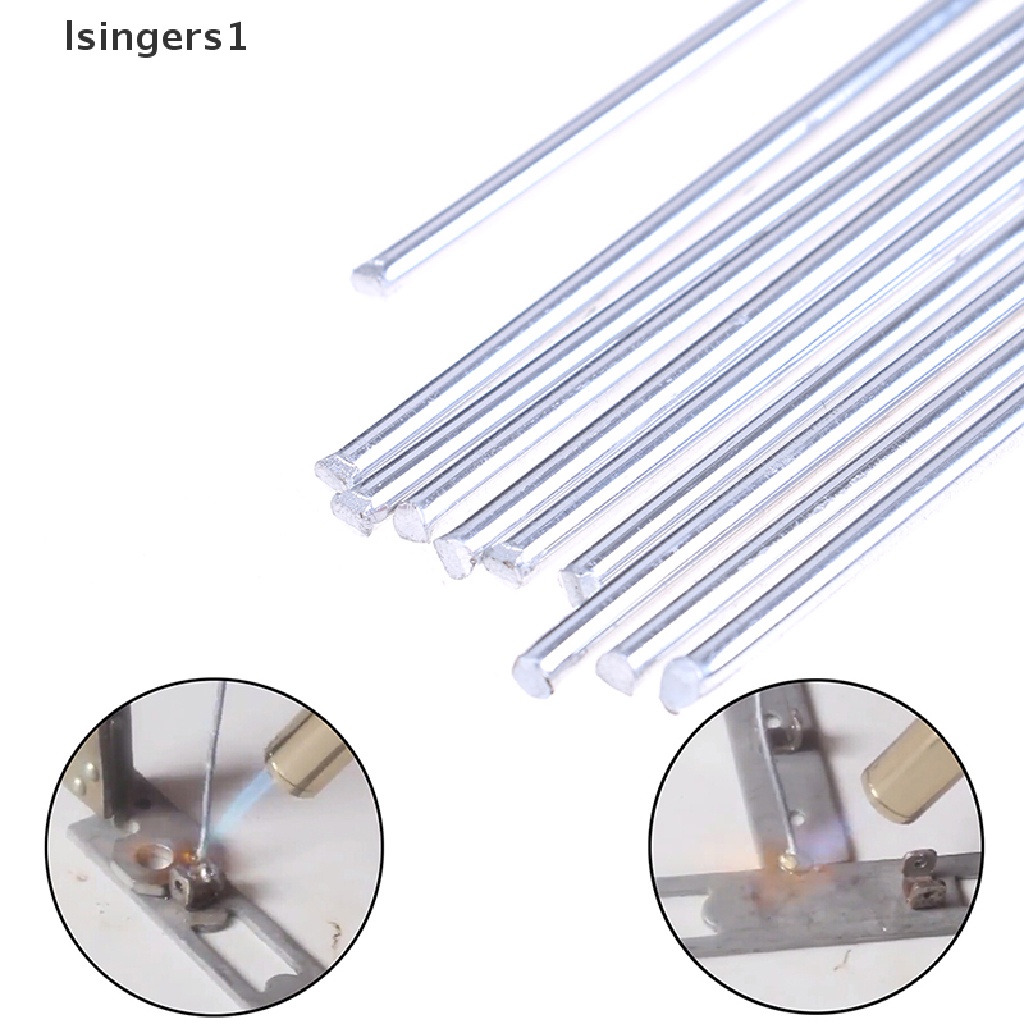 (lsingers1) 10pcs Batang brazing Bahan Aluminum Panjang 50cm Untuk Solder