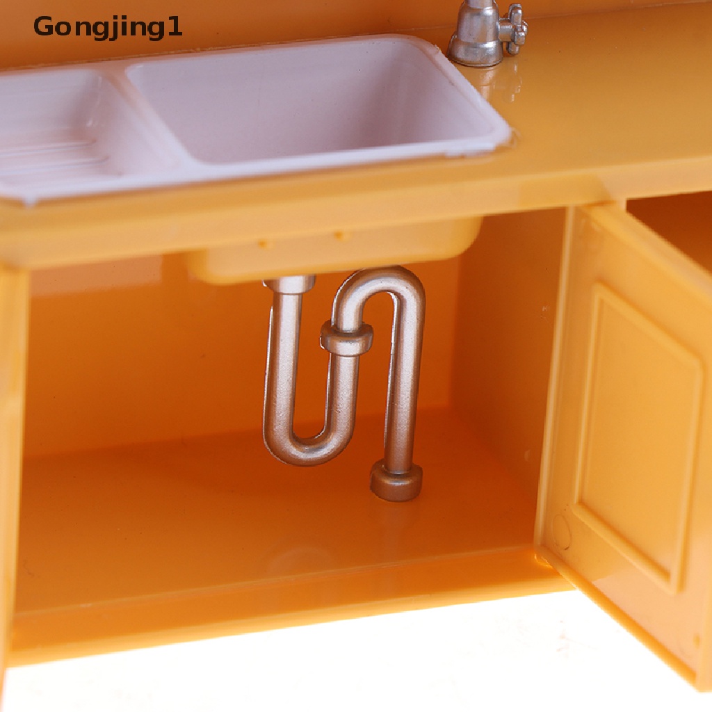 Gongjing1 Mainan Miniatur Peralatan Dapur Bahan Plastik Untuk Aksesoris Rumah Boneka 1 / 12