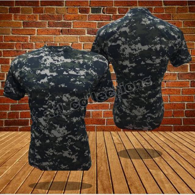 Kaos pendek loreng NAVISIL/kaos pendek army pdl tactical airsofter outdoor