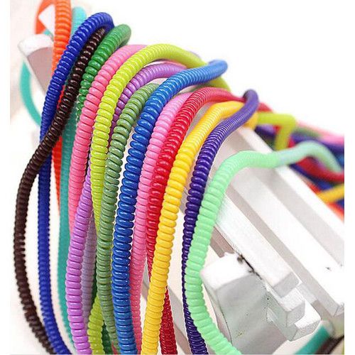 [SO] Pelindung Kabel Spiral Lilitan Kabel Warna Cord Protecor Hp