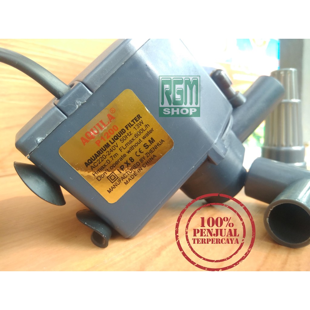 Aquila P1200 P 1200 power head mesin pompa celup aquarium aquascape murah