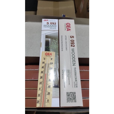 TERMOMETER KAYU GEA WODDEN THERMOMETER RUANGAN GEA S-092