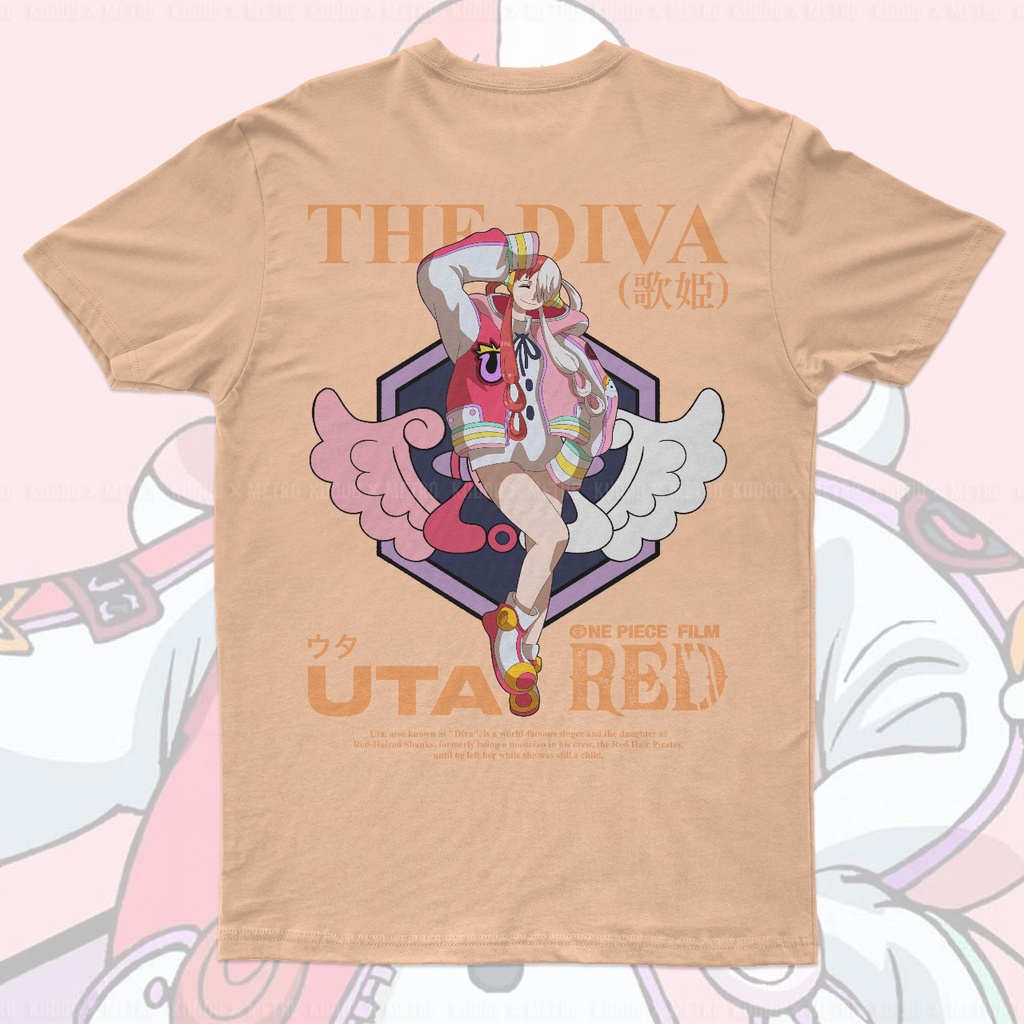 Tshirt Uta Diva Anime Manga One Piece Premium Unisex