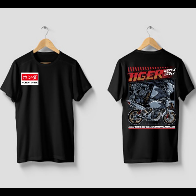 kaos t-shirt herex racing Honda tiger
