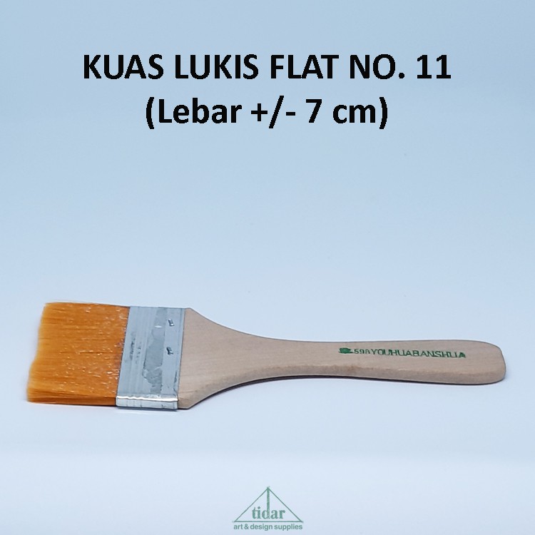 

[MR] Brush / Kuas SNTC 598 Gepeng / Datar / Flat No. 11