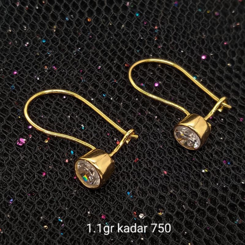 Anting Emas 17 K - 1.1gr Kadar 750 - 2254