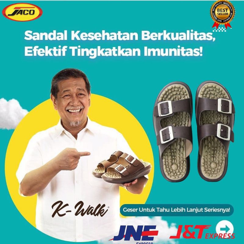 Jaco Kozuii K-walk sandal kesehatan dan replexi original promo spesial-1