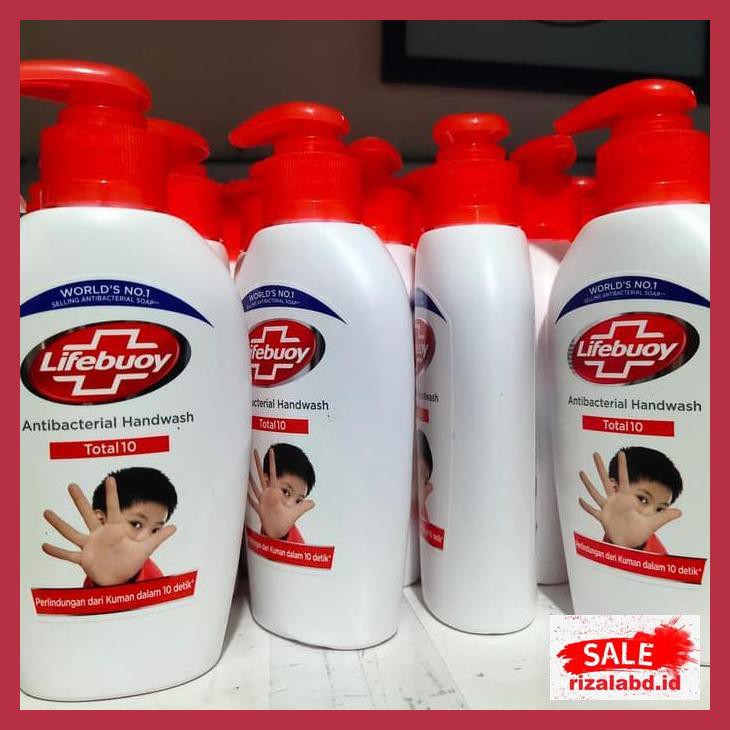 W4Qwrew5- Sabun Cuci Tangan Lifebuoy Hand Wash Soap Total10 Botol Pump Fd65R7R86-