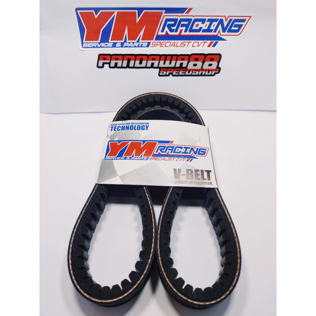 V BELT / VBELT YM RACING ALL MATIC | CVT | (Beat/Mio/Vario/Scoopy/Nmax/Aerox/Genio/PCX/X Ride/Fino/Lexy/Xeon/Spacy)