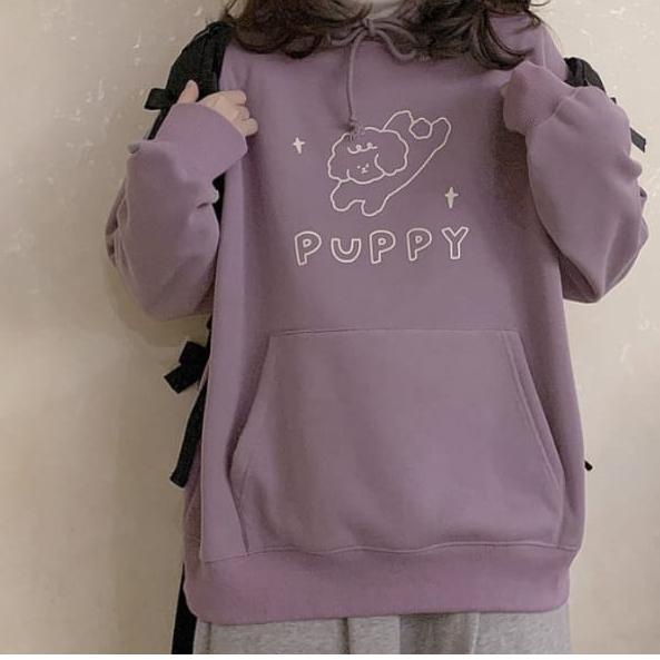 PUPPY HOODIE SWEATER WANITA - HOODIE SWEATERCMS.21Jl22ž