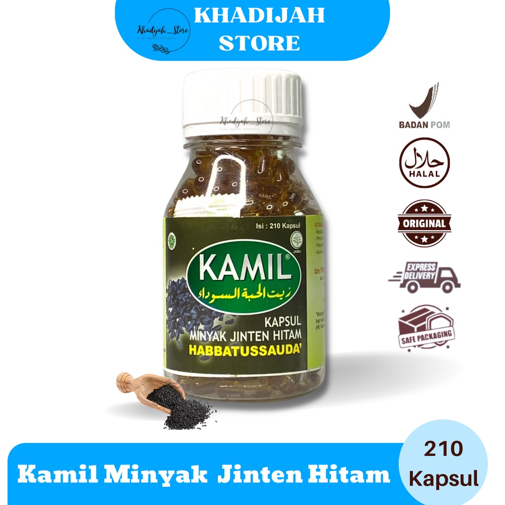 Kamil habbatusauda oil - Kamil Minyak Jintan Hitam Habbatussauda Oil - kapsul kamil minyak jinten 21