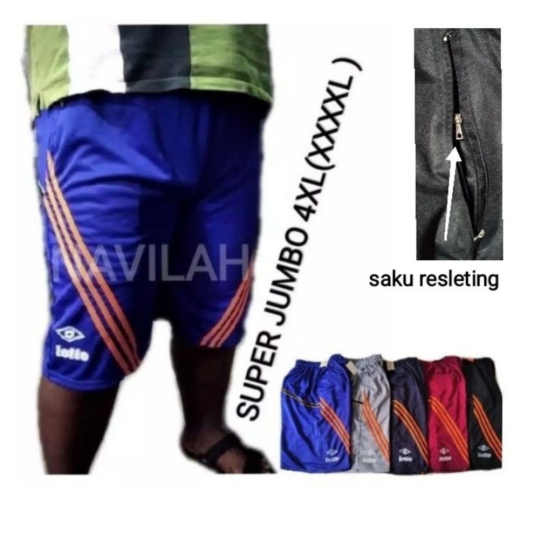 Celana pendek olahraga JUMBO XXXL | Celana kolor pria JUMBO XXXL | celana pendek sport pria gym jogg