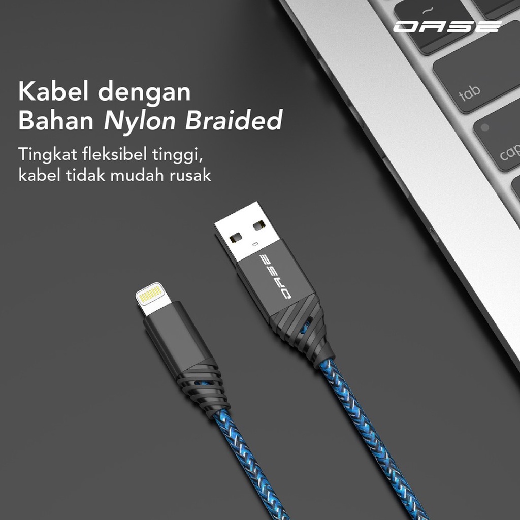 Kabel Data OASE SM1 Cable Casan Charging Quick Charge Original Murah Garansi Resmi OPPO