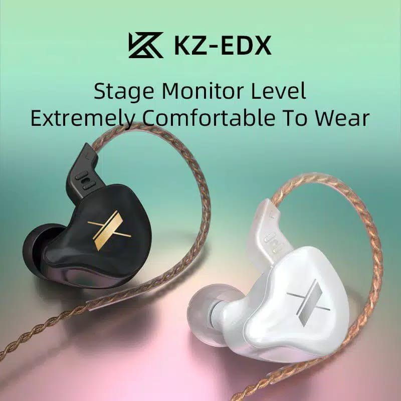 C_     Kz Edx / EDX PRO Earphone In-Ear Hifi Bass Dengan Kabel+Jack 3.5mm