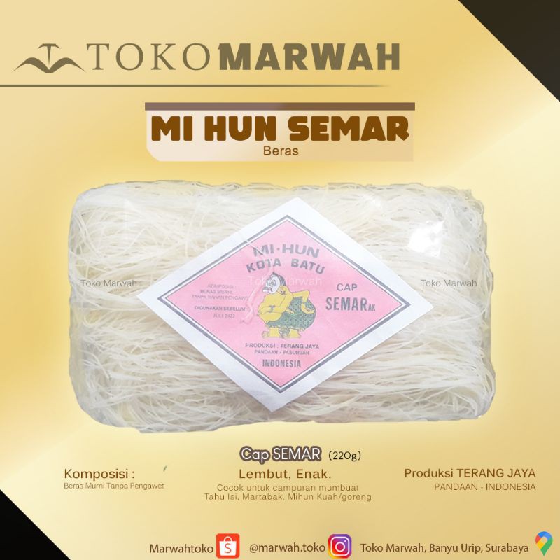 

Mi Hun Beras Cap Semar. Enak