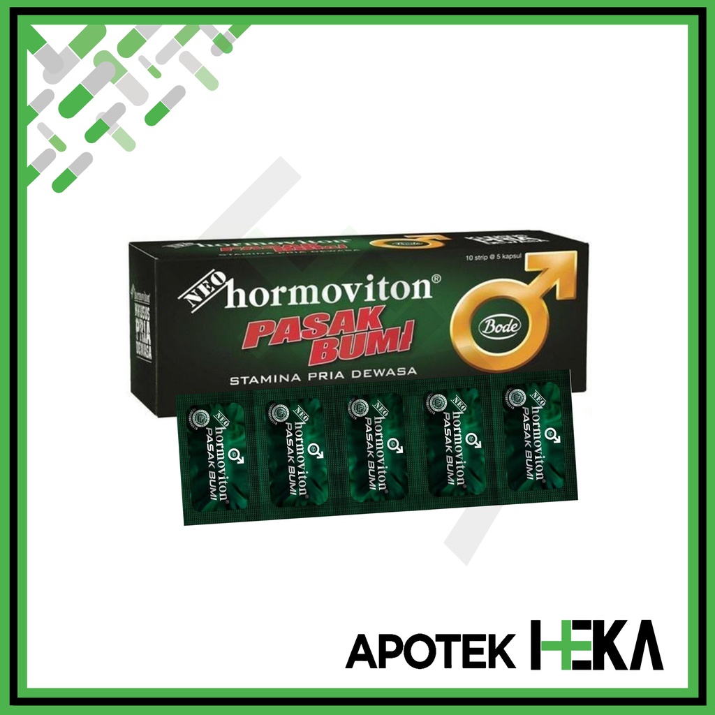 Neo Hormoviton Pasak Bumi Box Isi 10x5 Kapsul Stamina Pria Dewasa (SEMARANG)