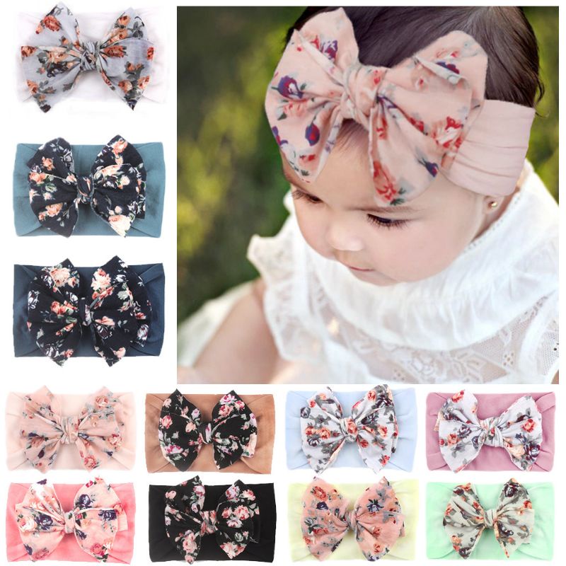 (Pimenova) bandana bayi Double knot headband baby headband