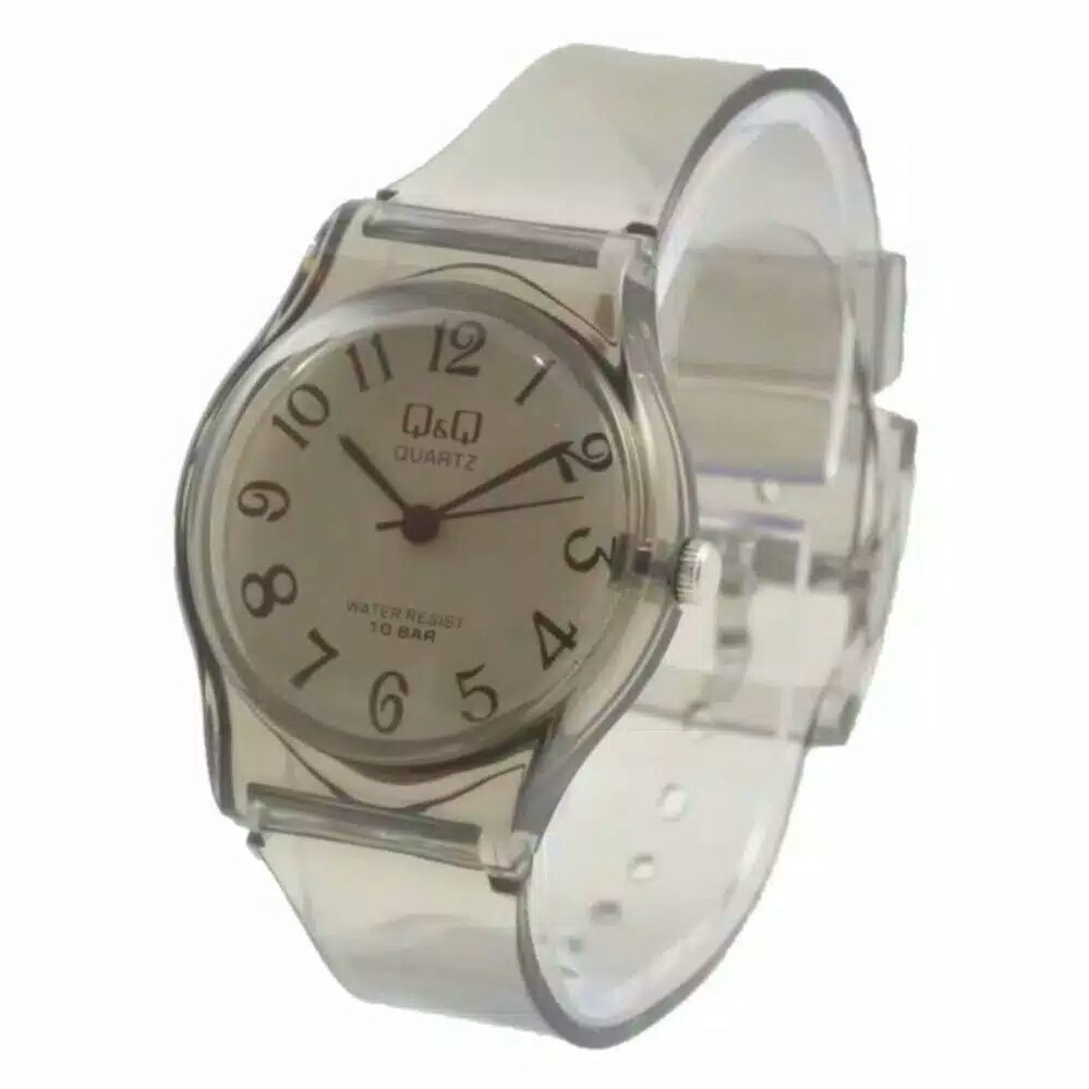 nyaman di tangan/ JAM TANGAN TRANSPARAN JAM GENEVA FASHION J-189