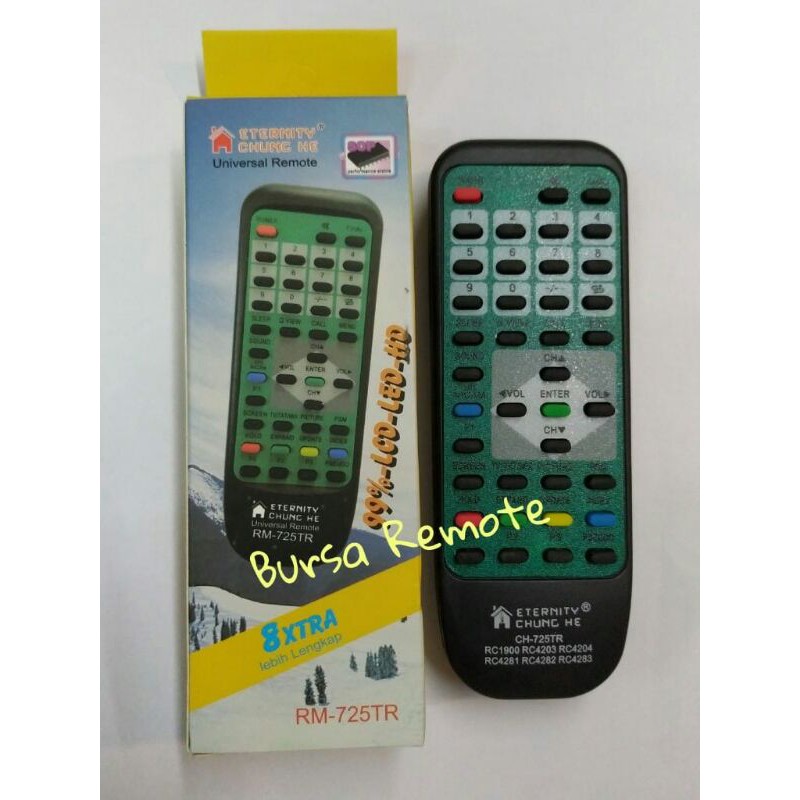 REMOT / REMOTE TV MULTI TABUNG AKARI TABUNG TIPE RM-725TR / ECER DAN GROSIR