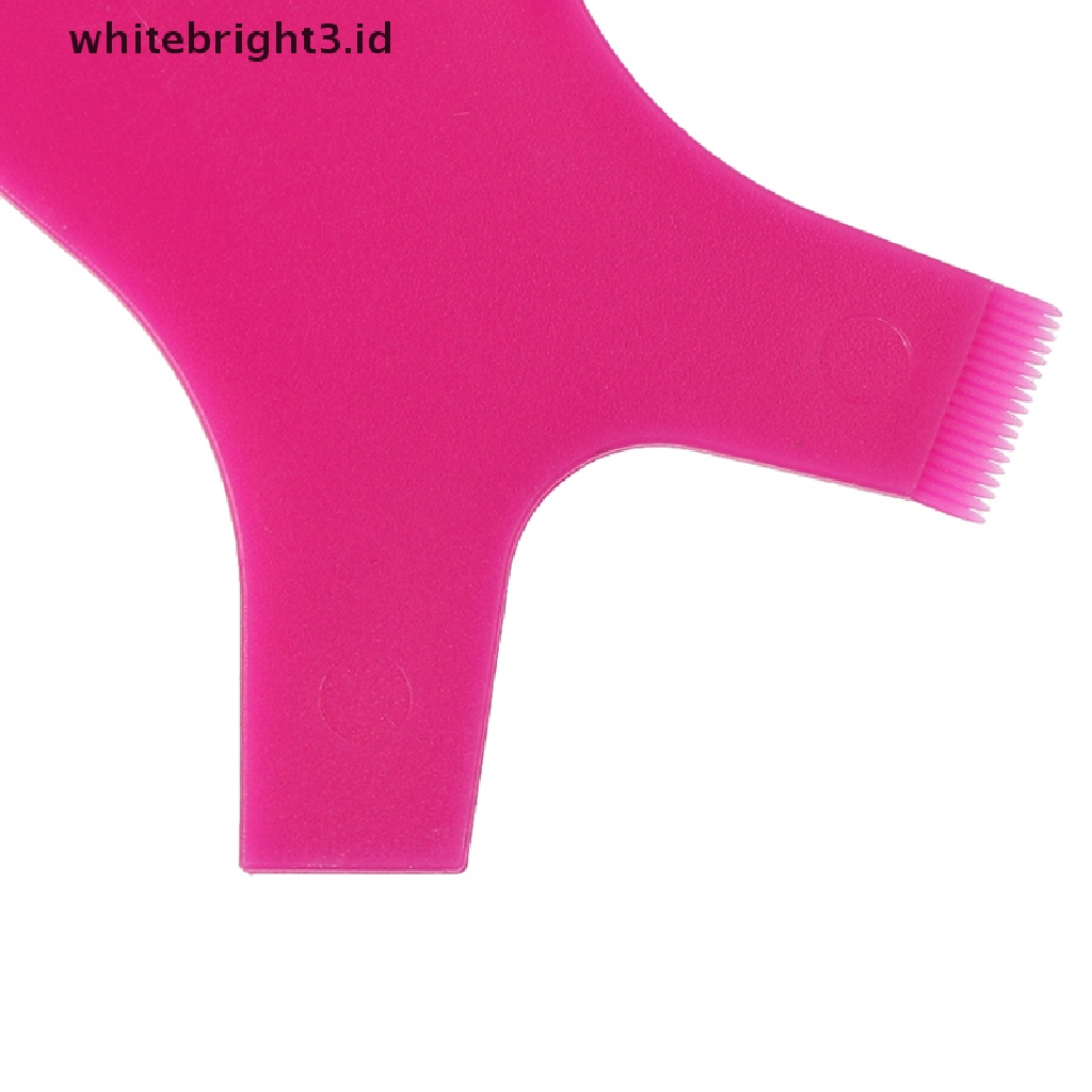 (whitebright3.id) 10pcs / Pak Brush Pembersih Bulu Mata Bentuk Y Bahan Plastik Reusable