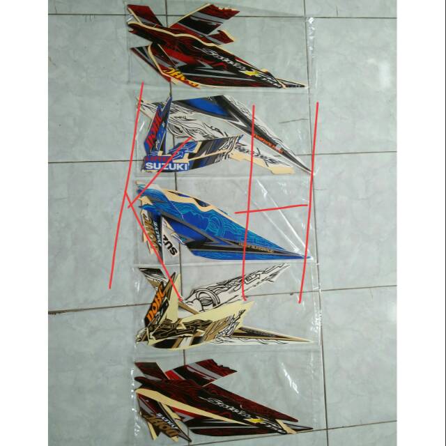 Striping & stiker satria fu 2011