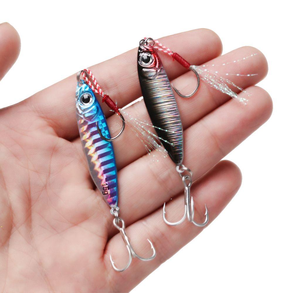 Umpan Pancing Logam Bulu Nanas Ikan Kecil10 /15 /20/30g Warna Warni Lead Casting