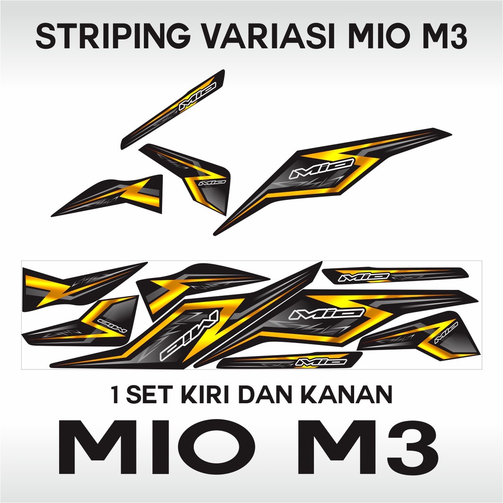 STRIPING MIO M3 / MIO M3 NEW DESIGN 2022 0101