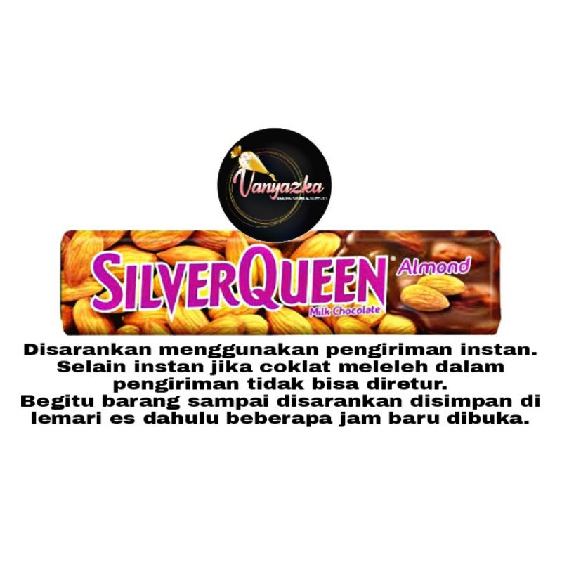 Coklat/Cokelat Silver Queen/Silverqueen Almond 65gr