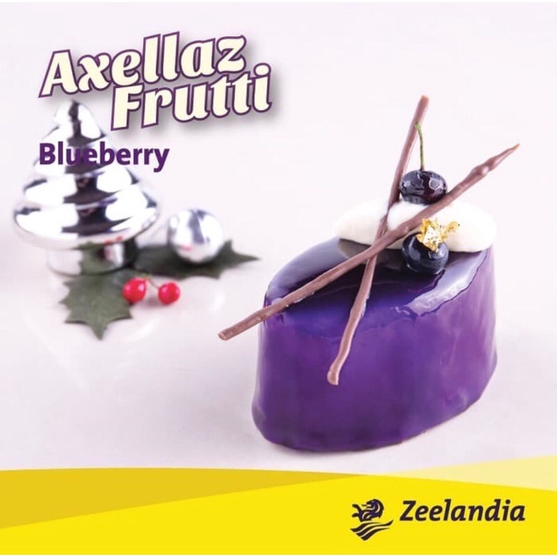 AXELLAZ Frutti Blueberry 500gr Zeelandia Filling Jam Selai Bluberi