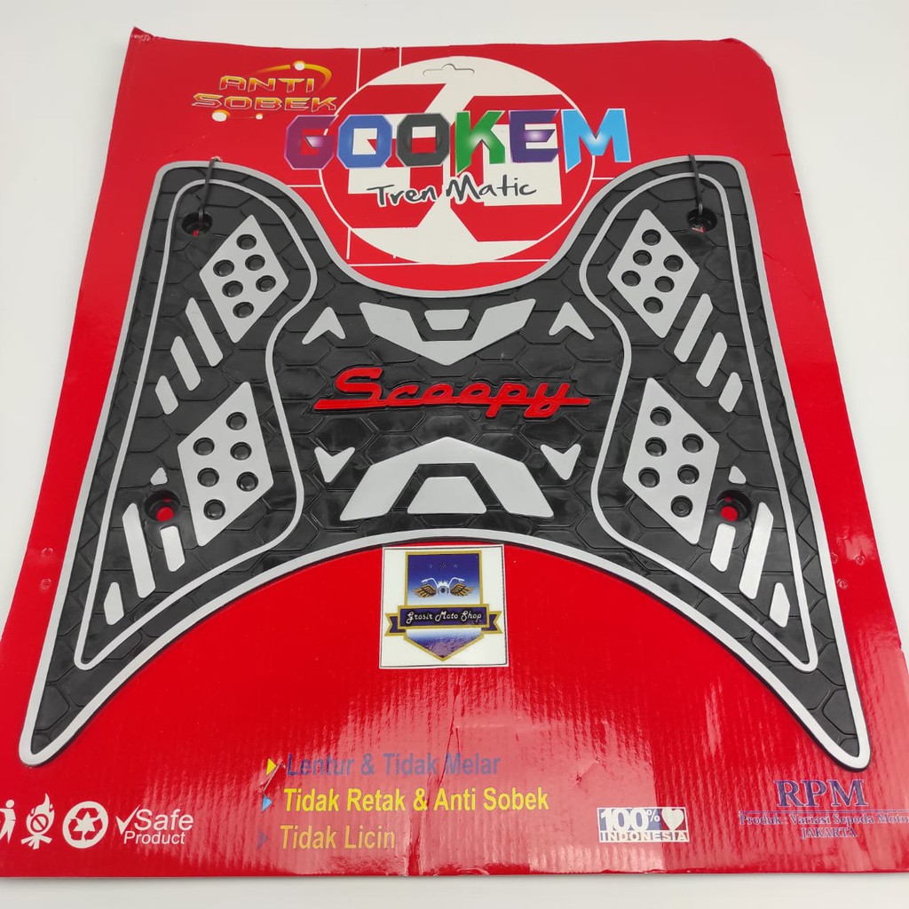 Karpet Scoopy New 2021 Alas kaki Scoopy New 2021 Stepfloor Pijakan Kaki Scoopy 2021