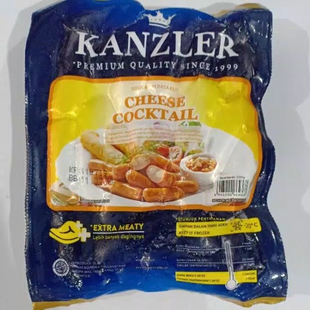 

Kanzler Sosis Cheese Coktail keju 500gr