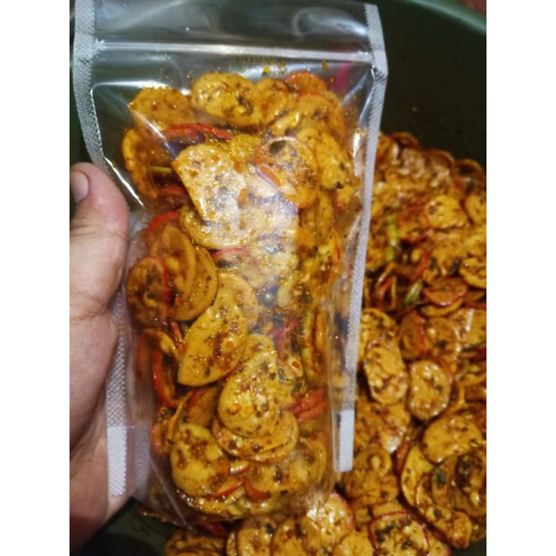 

KERUPUK CIKRUH PEDAS EXTRA DAUN JERUK 100gr