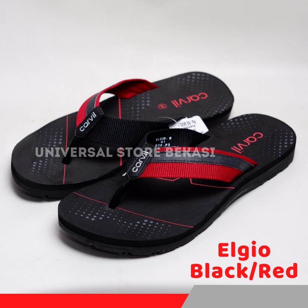 Sandal Pria Carvil Original Anti Air Sendal Jepit Karet Lelaki Laki Cowok Gunung Outdoor Dewasa