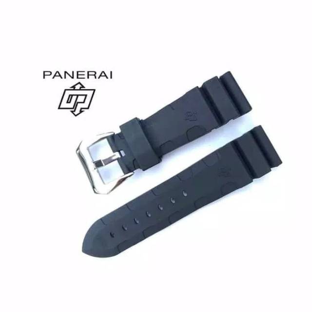 TALI STRAP PANERAI 24MM RUBBER STRAP TALI JAM PANERAI 24MM TALI KARET