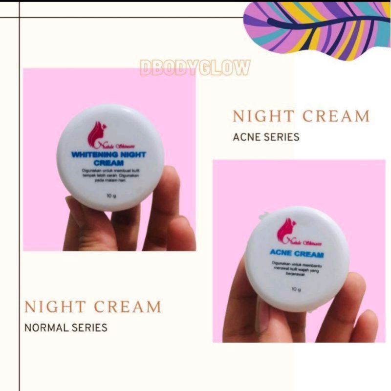 Night Cream Nahda skincare ( ACNE )